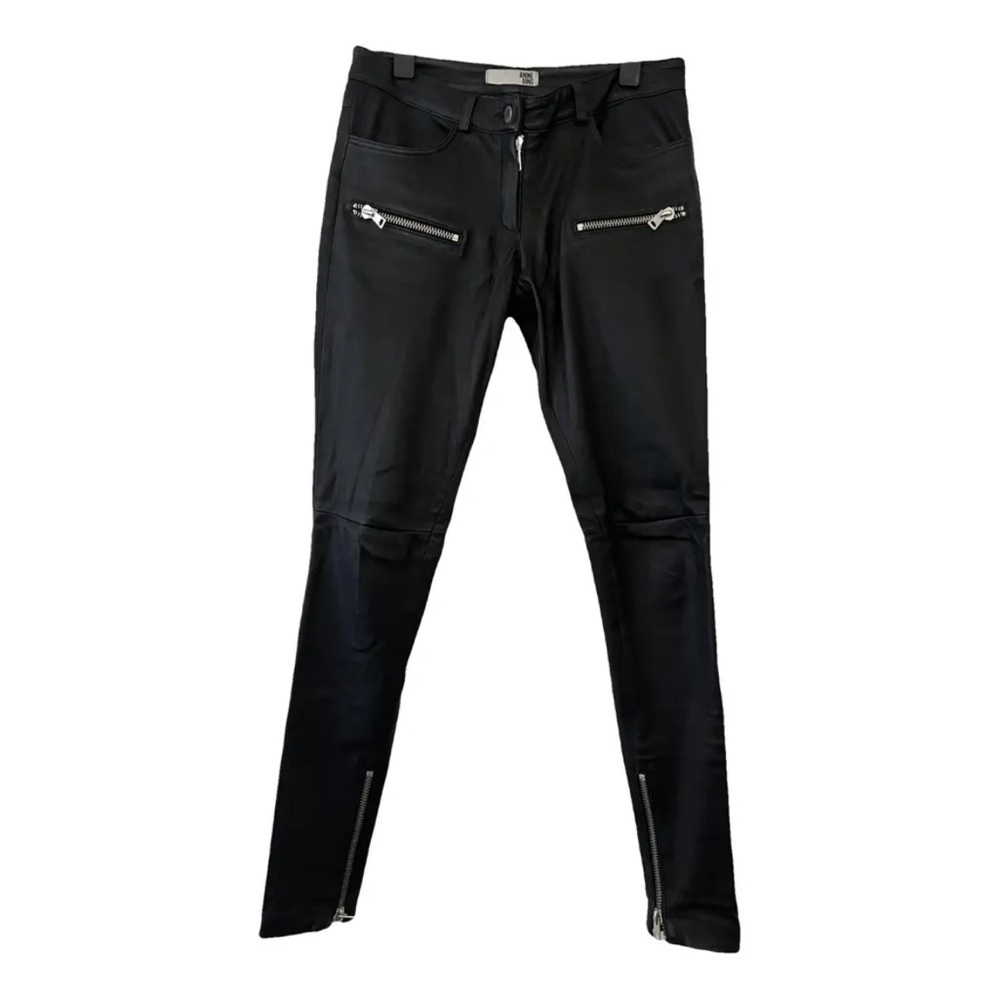 ANINE BING Leather Trousers